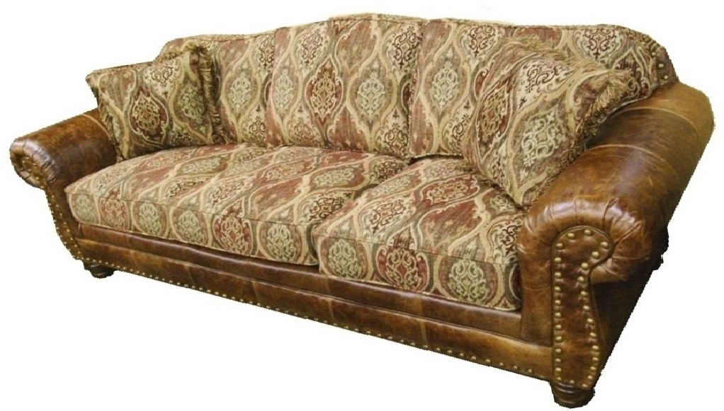 Bradley&#39;s Furniture Etc. - Mayo Leather and Fabric Sofas