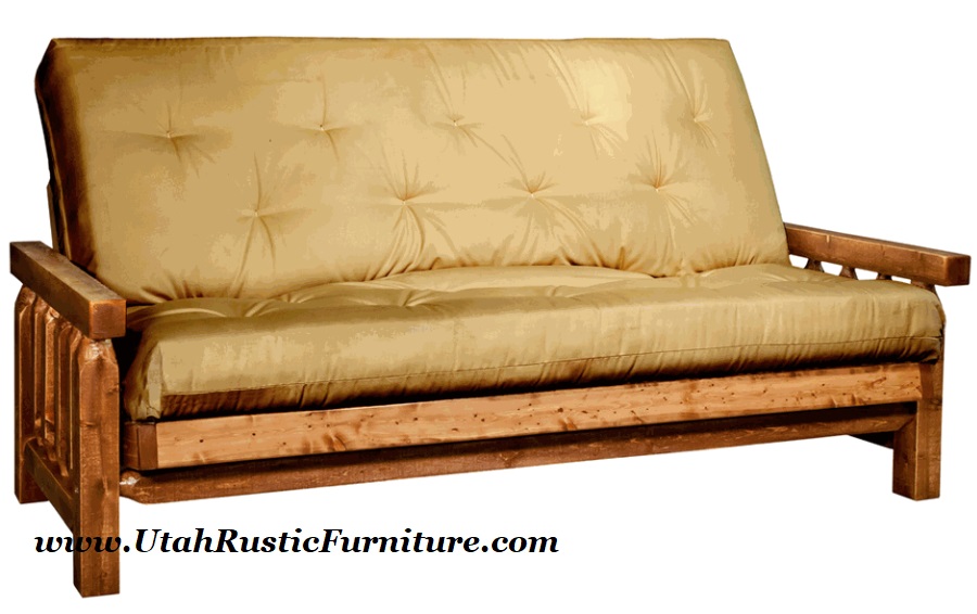 Bradley's Furniture Etc. Rustic Log and Barnwood Futons