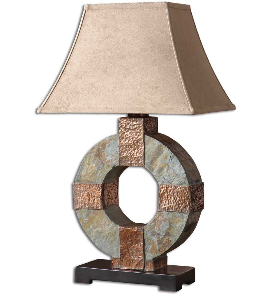 Bradley S Furniture Etc Rustic Pacific Coast Lamps Uttermost Slate Table Lamp 279 Height 29 Shade Size 12wx17d