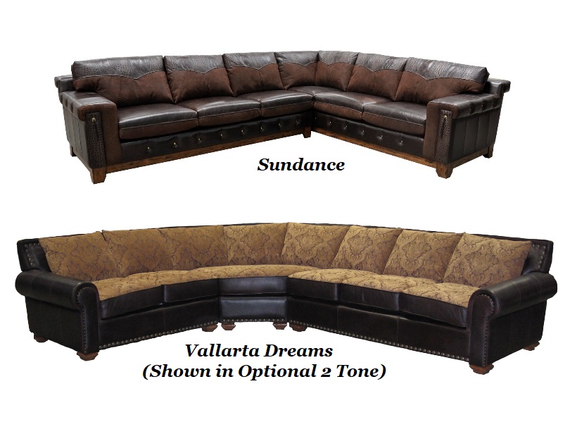 Omnia Top Grain Custom Leather Couches