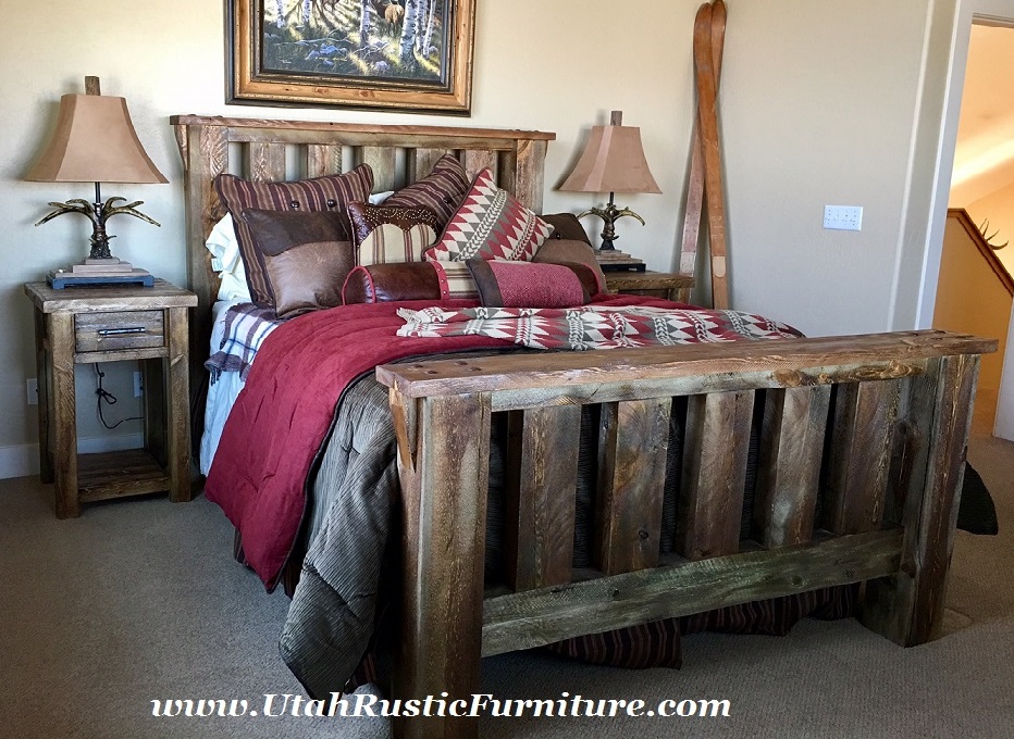 bradley's furniture etc. - rugged canyon barnwood bedroom set