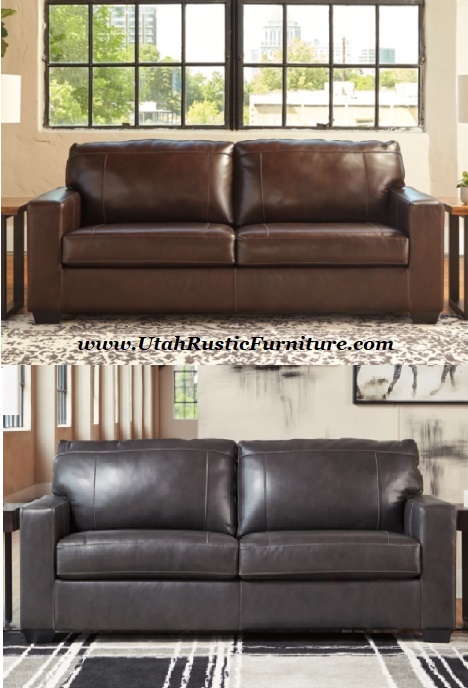 Rustic Leather Hide A Way Bed And, Full Grain Leather Sofa Sleeper