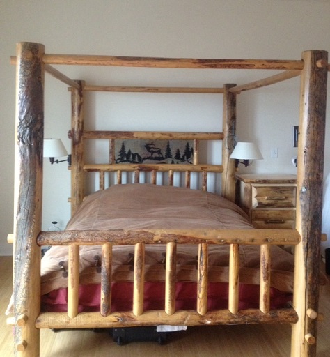 Bradley S Utah Log Beds Rustic, Lodgepole Pine Bed Frames