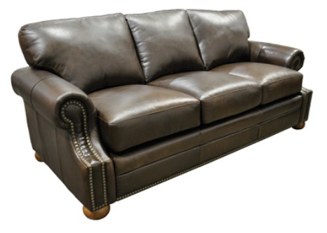 Rustic Leather Hide A Way Bed And, Full Grain Leather Sofa Sleeper